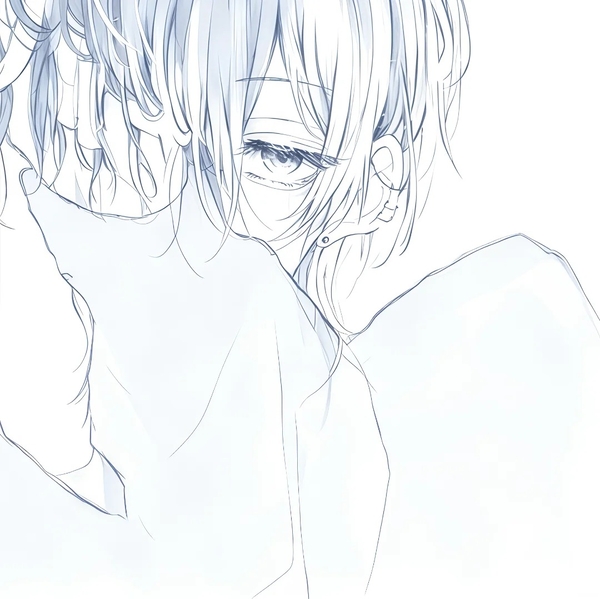 ảnh anime buồn 4
