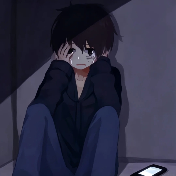 ảnh anime buồn 8