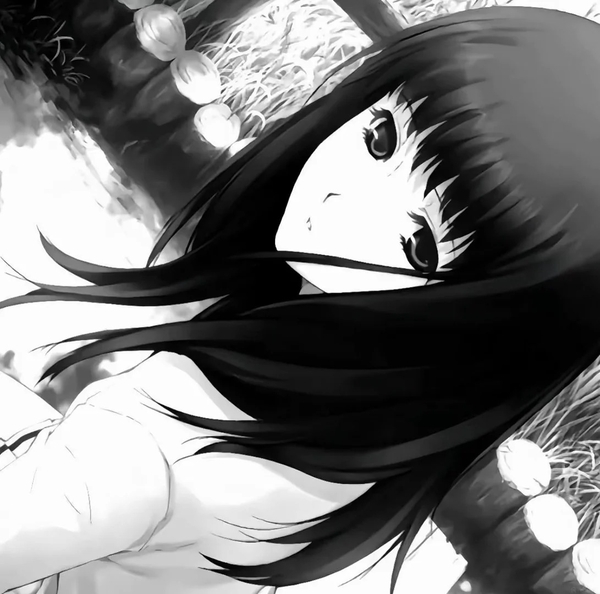 ảnh anime đen trắng 17