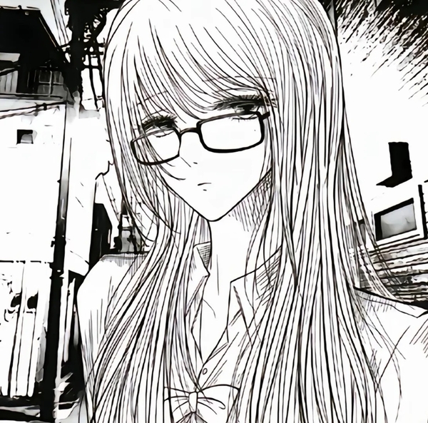 ảnh anime đen trắng 24