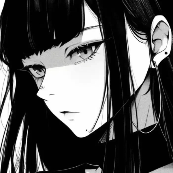 ảnh anime đen trắng 3
