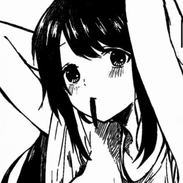 ảnh anime đen trắng 5