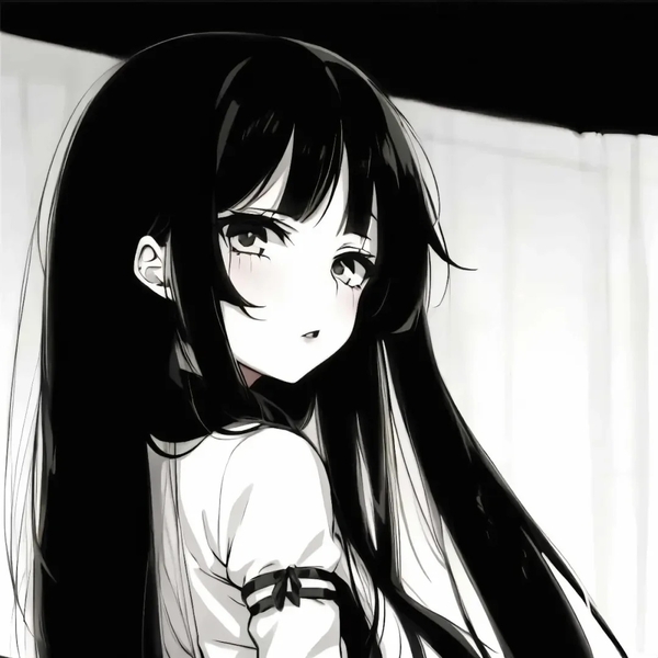 ảnh anime đen trắng 6