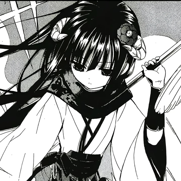 ảnh anime trắng đen 14