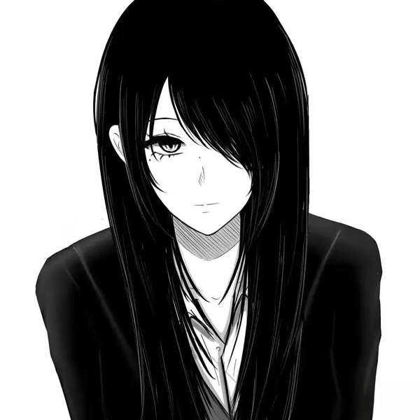 ảnh anime trắng đen 19