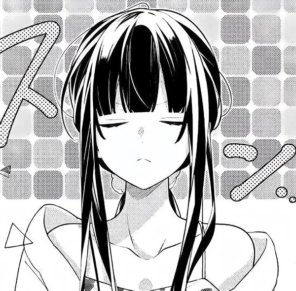 ảnh anime trắng đen 20