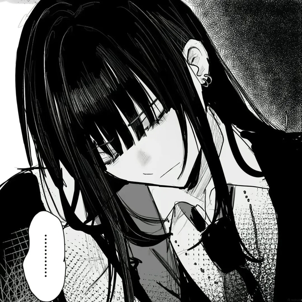 ảnh anime trắng đen 21