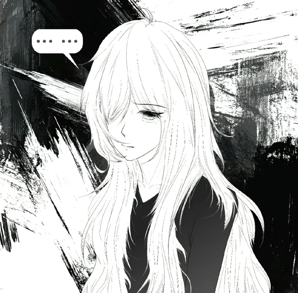 ảnh anime trắng đen 22