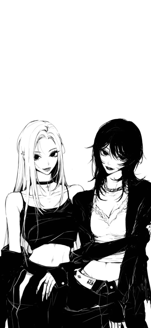 ảnh anime trắng đen 28