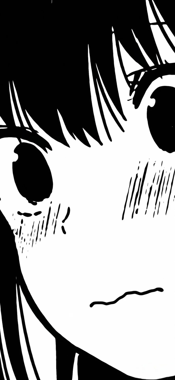 ảnh anime trắng đen 35