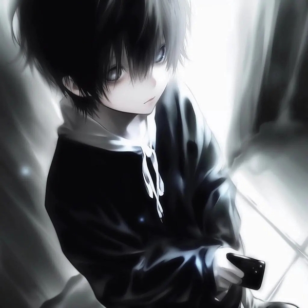 avatar ảnh anime nam buồn 18