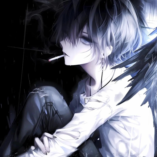 avatar ảnh anime nam buồn 20
