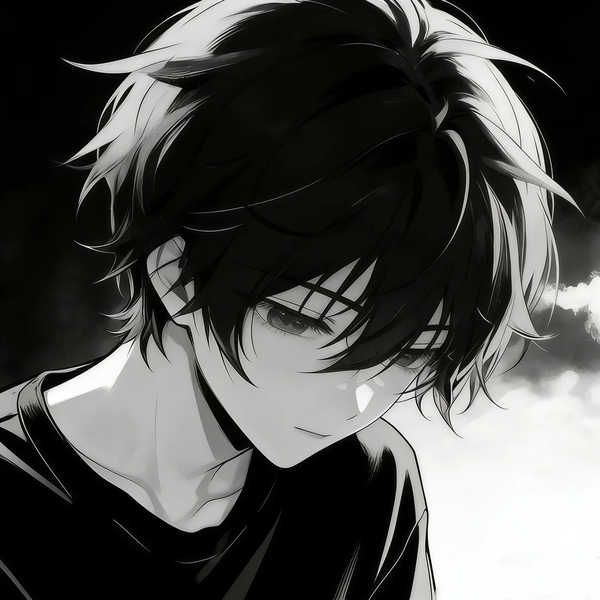 avatar ảnh anime nam buồn 29