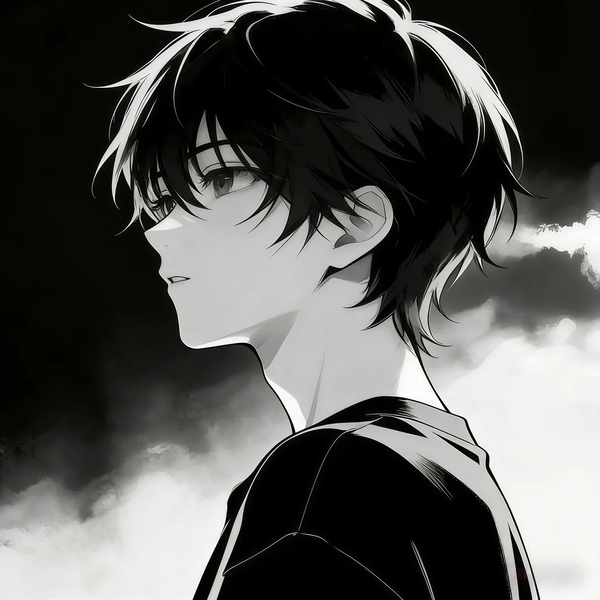avatar ảnh anime nam buồn 32