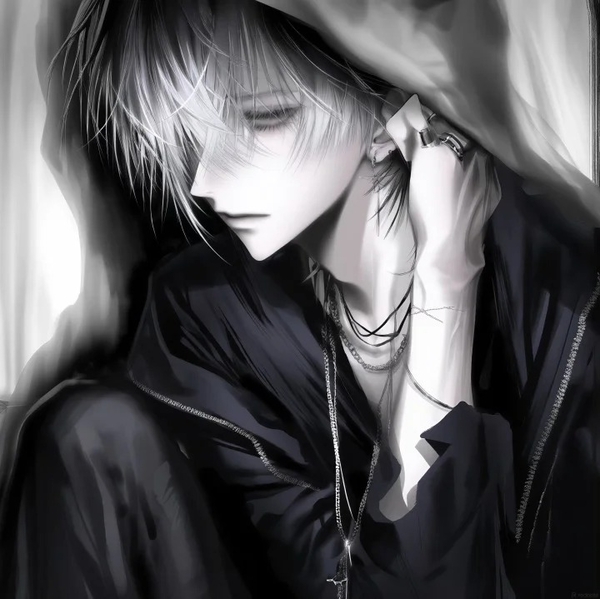 avatar ảnh anime nam buồn 5