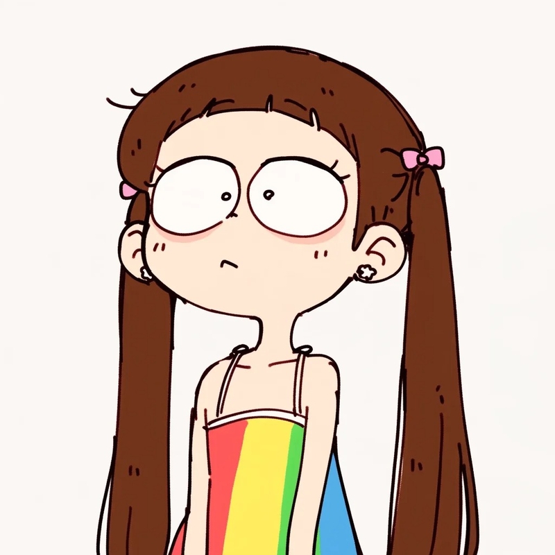 hình avatar cute nữ vô tri