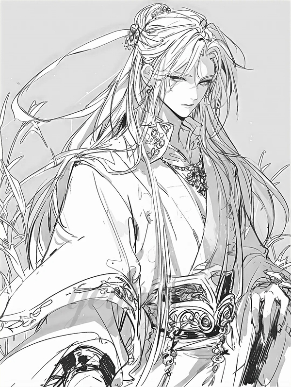 tranh anime nam 13
